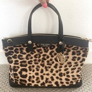 Henri Bendel W 57th Satchel haircalf